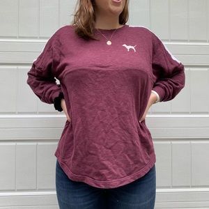 Maroon love pink spirit jersey